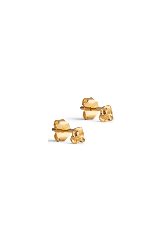 Guld øreringe - RIO mini - Enamel