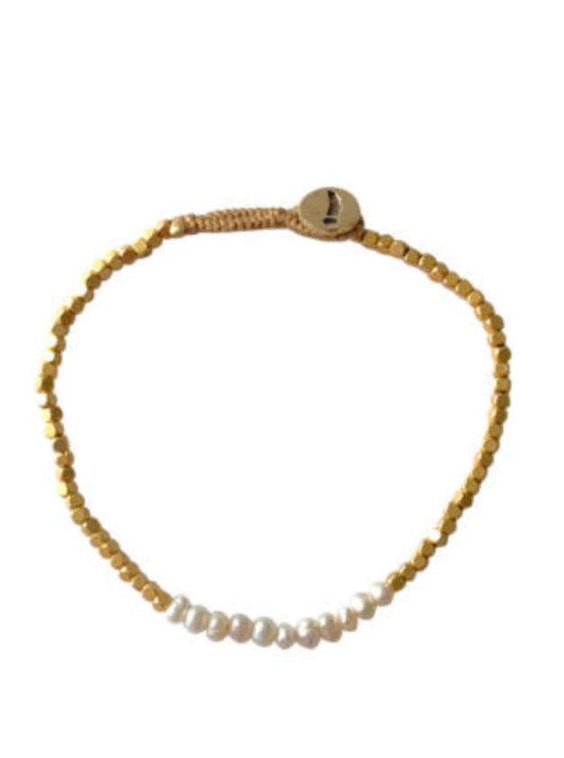 Ibu Jewels Smykker Håndlavet perle armbånd - Lulu Flash pearl - AS05 - Ibu Jewels