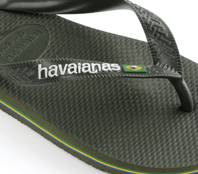 HAVAIANAS Sko HAVAIANAS - Brasil Logo Olive Green   - Klipklapper