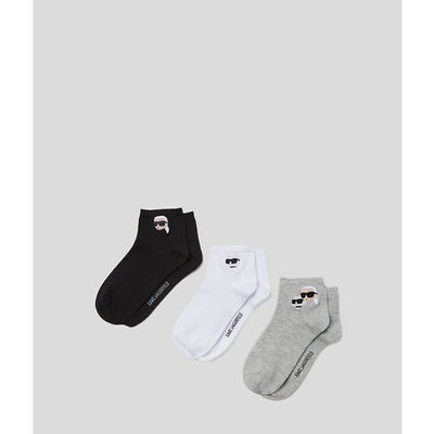 Karl Lagerfeld  - Strømper - Ikon Short socks - 3 pack