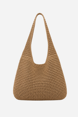 Andcopenhagen Basics - Hæklet stråtaske - Khaki - Jessie
