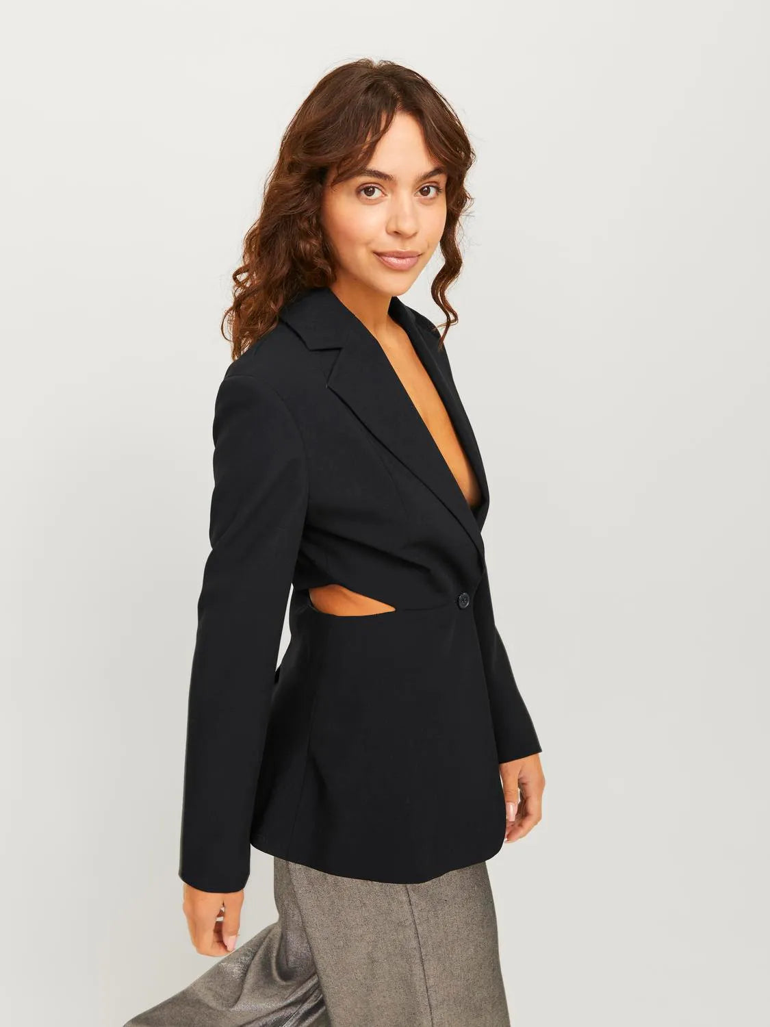 JJXX - Blazer - Slim fit med cut out - Sort - Sofie