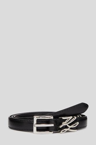 Black Logo Belt - Karl Lagerfeld