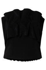 Selected Women - Top - Black - Vinelle Pleated