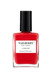 Bright red nail polish - Pop my berry - Nailberry sss
