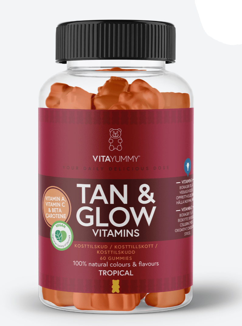 VitaYummy beauty Kosttilskud - Tan & Glow - VitaYummy