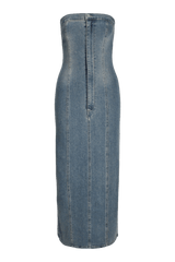 Long denim dress - Blue denim - Tinga - JJXX