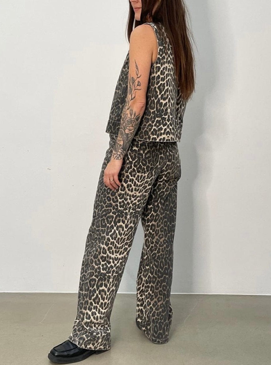 Billede af Leopard jeans - Cadlan rihne - Global Funk (Bemærk preorder)