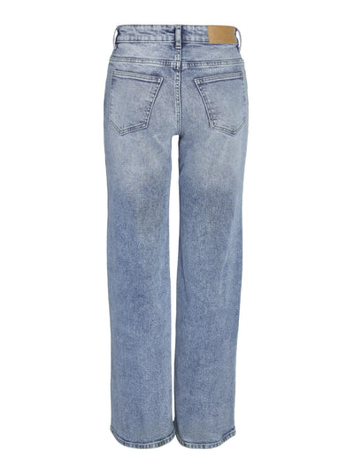 Noisy May undertøj Light Blue Denim Jeans med vidde - Olanda - Noisy May