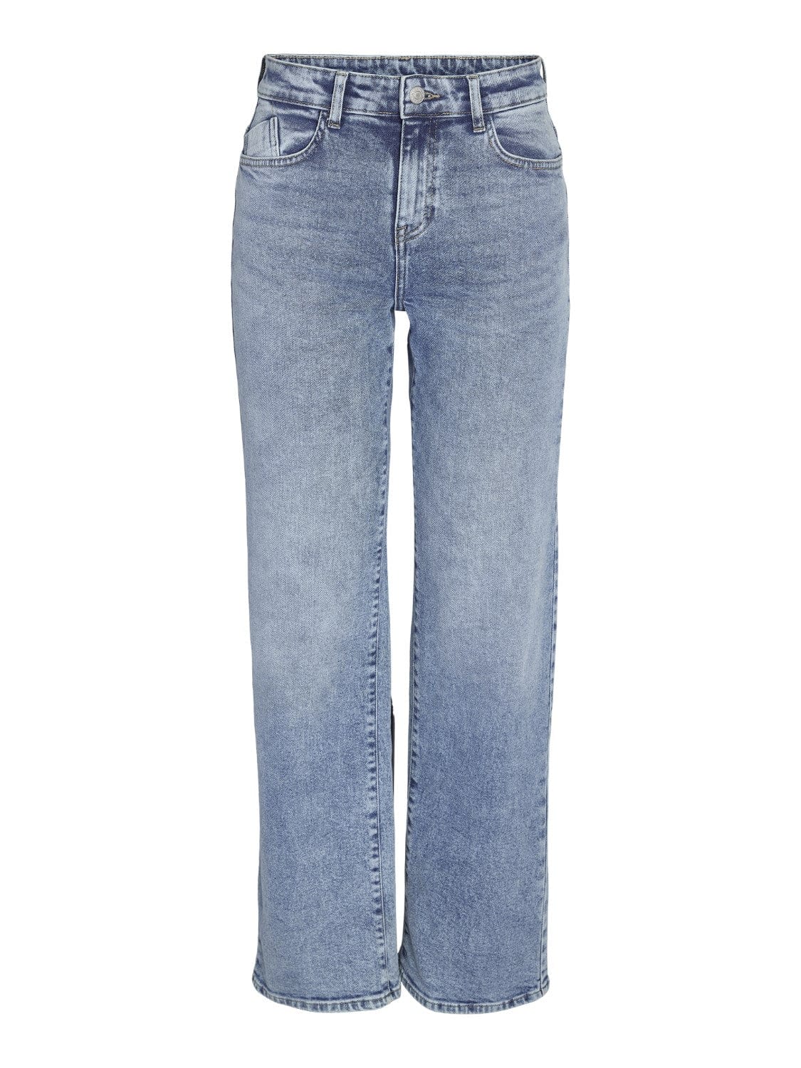 Se Light Blue Denim Jeans med vidde - Yolanda - Noisy May - (Bemærk Preorder) hos stilkompagniet.dk