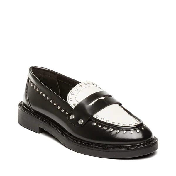 Steve Madden sko Loafers - Black/White - Harloe - Steve madden