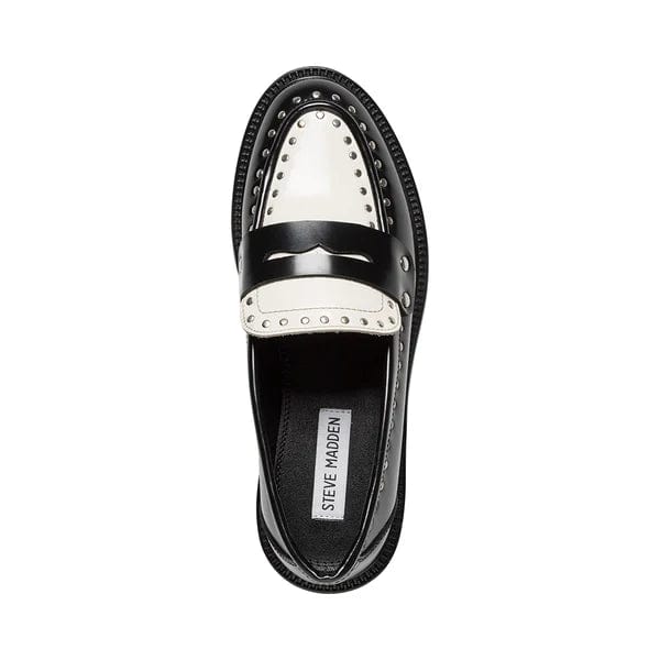 Steve Madden sko Loafers - Black/White - Harloe - Steve madden