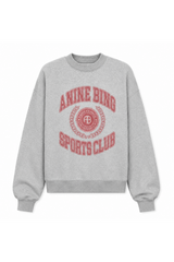 Anine Bing - Sweatshirt - Grey - Miles Sweatshirt Collegiate