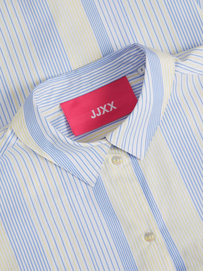 JJXX Overdele Multi Blue/lemon Stripes Skjorte - JJXX Jamie