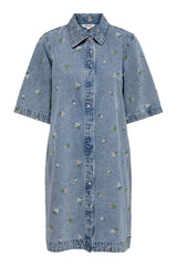 Only - Kjole - Light Blue Denim - Vera Belle
