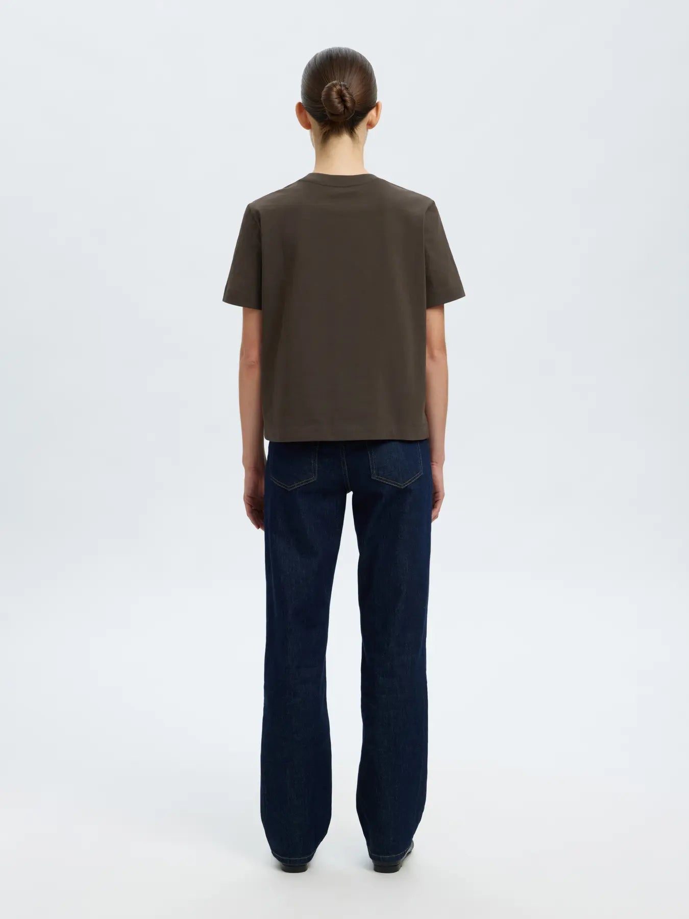 White boxy t-shirt - Selected Femme Essential