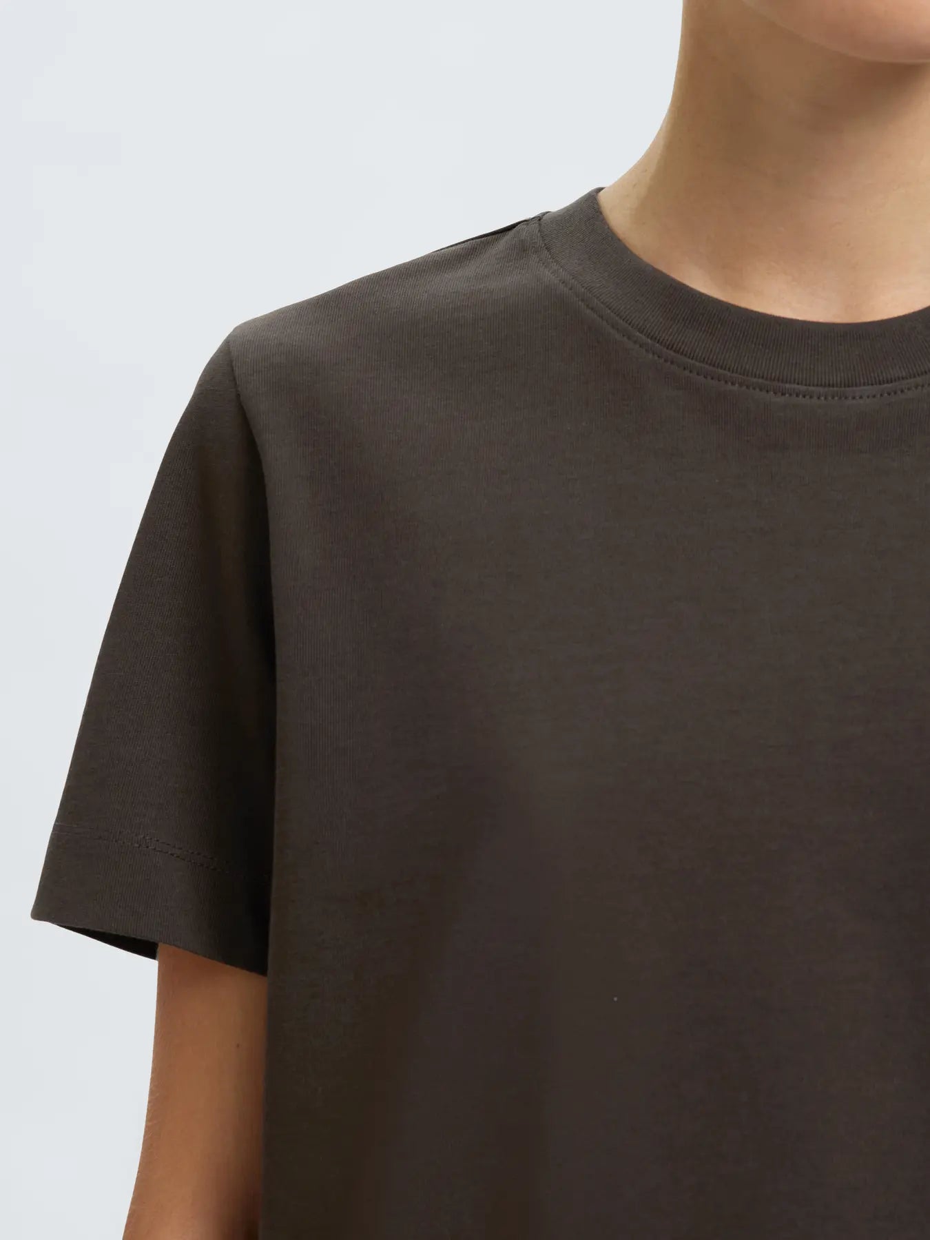 White boxy t-shirt - Selected Femme Essential