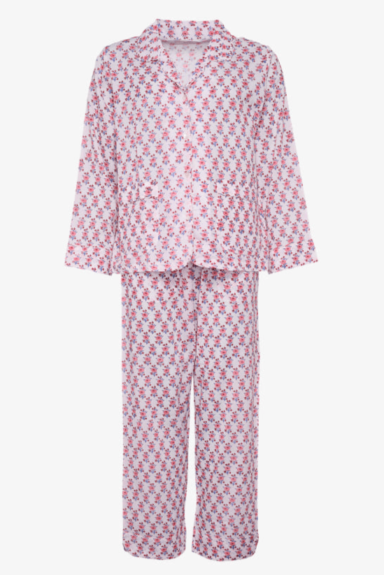 Sissel Edelbo Overdele Nattøjs sæt - Nuit pyjamas - White floral - Sissel Edelbo sss (Bemærk preorder)