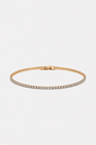 Andcopenhagen Jewelry - Armbånd - Guldfarvet - Nena 2,5mm