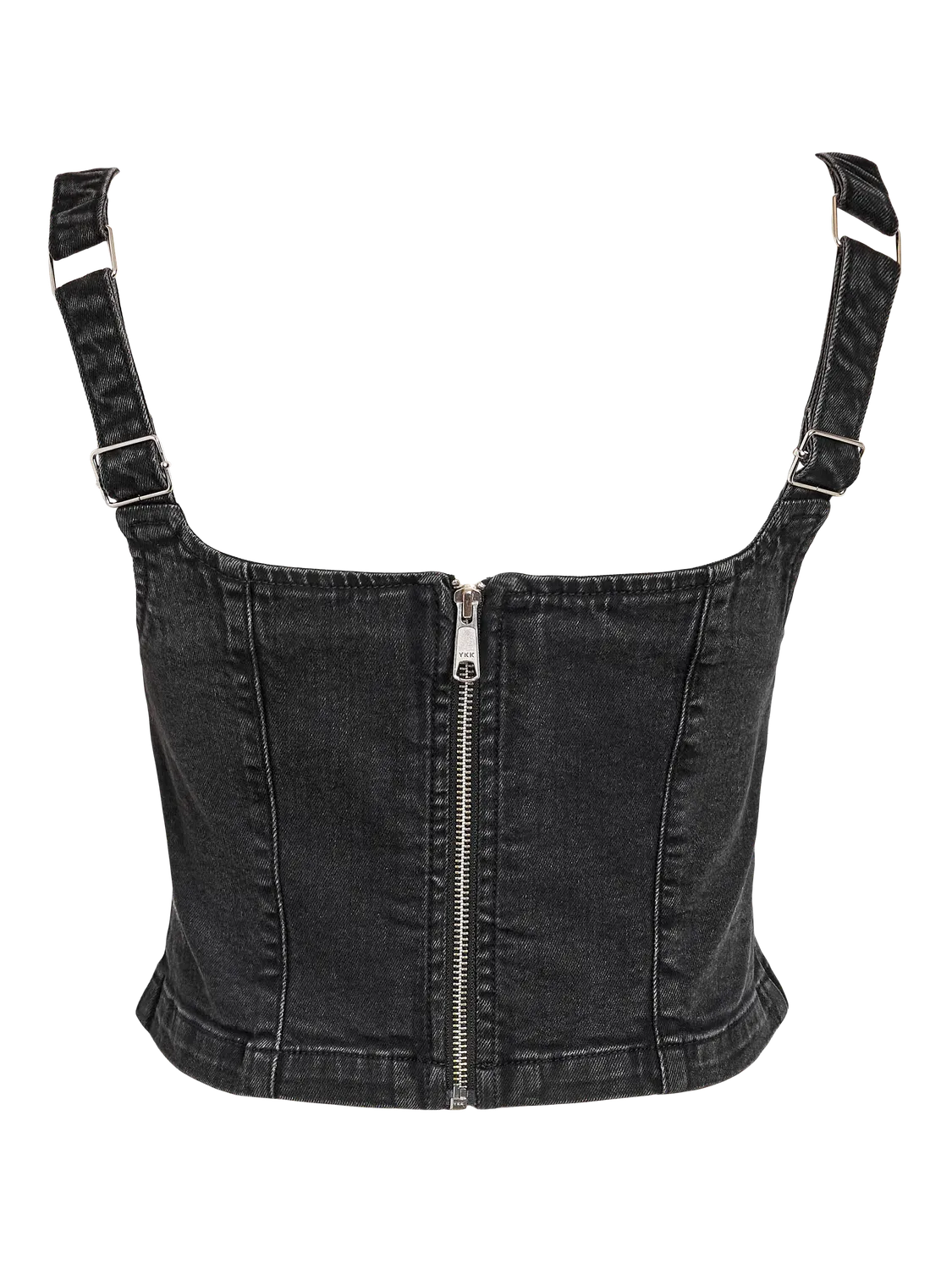 Noisy May - Denim top - Grey denim - Sissel