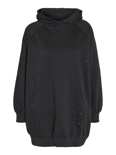 Noisy May - Hoodie dress - grey/black - Lega