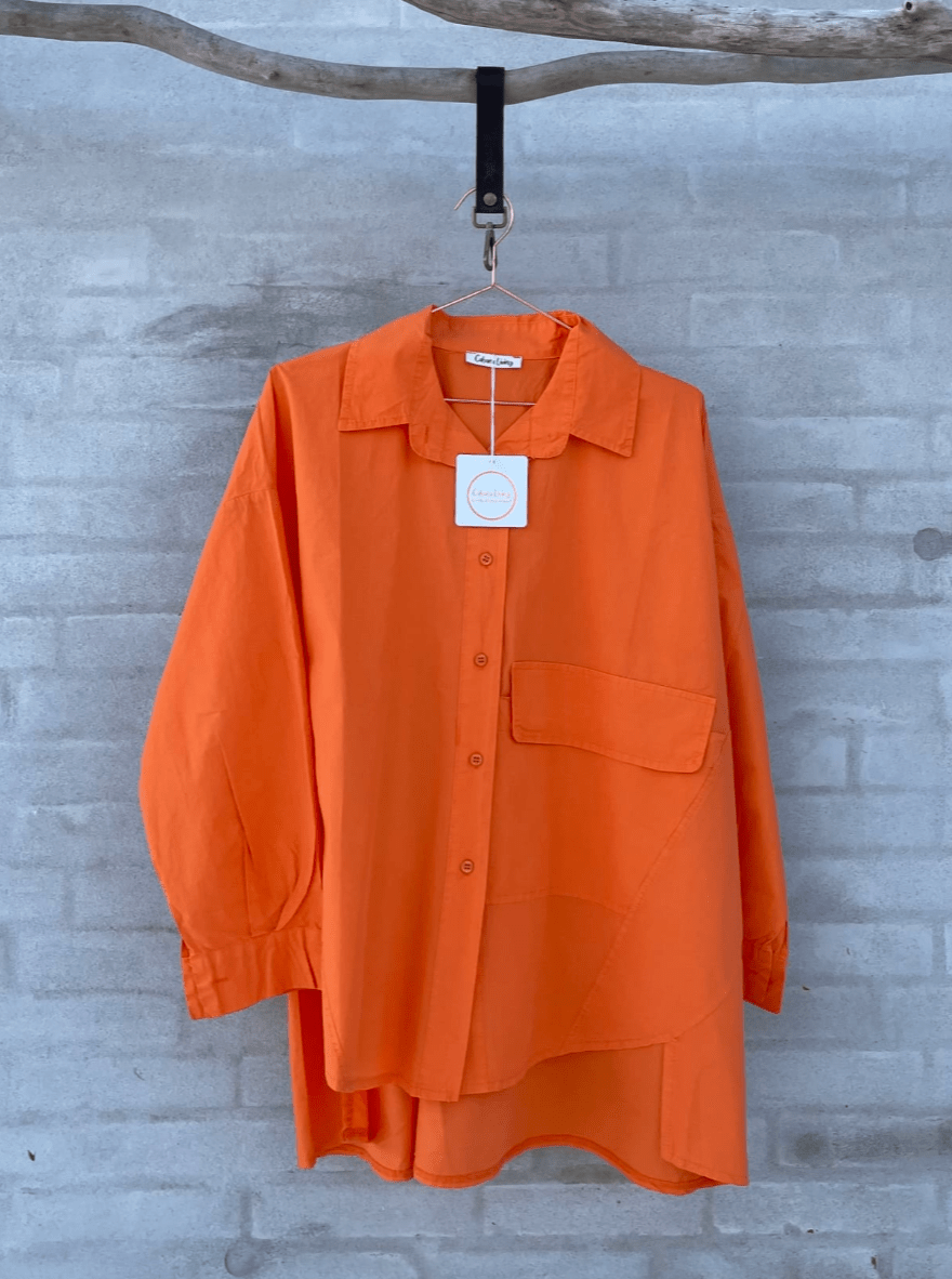 Cabana Living Overdele Orange skjorte - Tokyo - Cabana Living