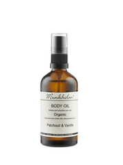 Organic body oil - Patchouli & Vanilla - 100 ml - Munkholm sss