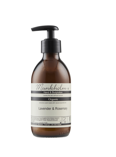 Munkholm Accessories Organic hand og bodylotion - Lavender & Rosemary - 250 ml - Munkholm