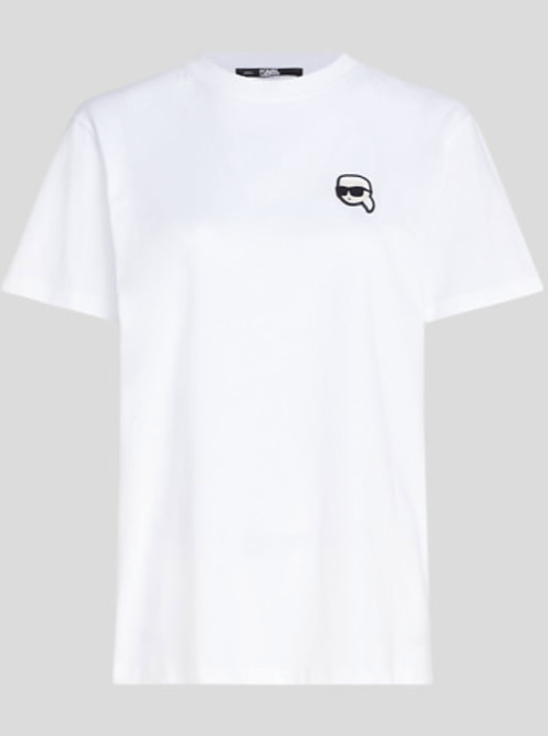 Se Oversize t-shirt - Hvid - Ikonik 2.0 - Karl Lagerfeld hos stilkompagniet.dk