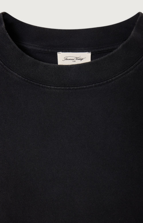American Vintage - T-shirt - Black - Ample Mc colrond