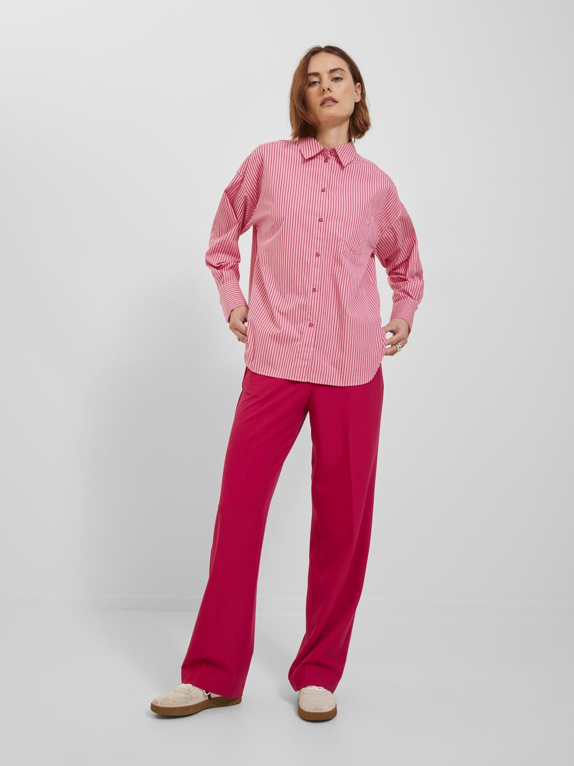 JJXX - Skjorte - Cerise Stripes Pink - Jamie