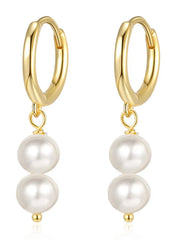 Andcopenhagen Jewelry - Øreringe - 18 karat guldbelagt 925 sterlingsølv - Emma