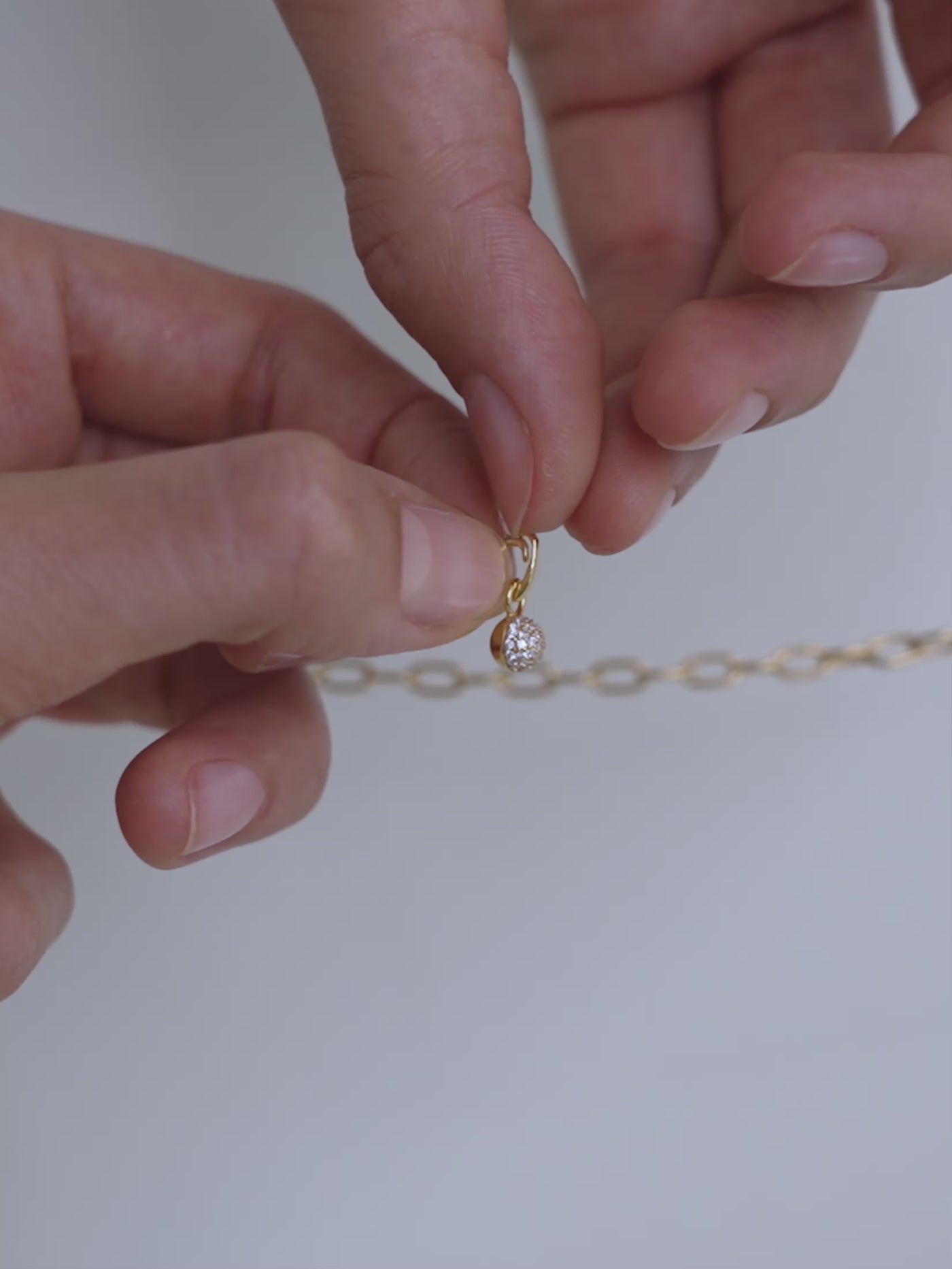 Enamel - Charm - Gold - Organic Clover