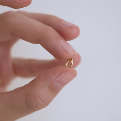 Enamel - Charm - Gold - Organic Clover