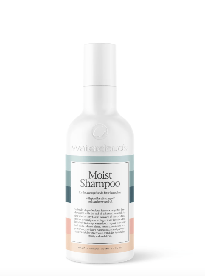 Waterclouds beauty Shampoo Moist  - Gør håret glat, smidigt og stærkt - 250 ml -  Waterclouds