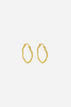 Andcopenhagen Jewelry - Øreringe hoops - 18 karat guldbelagt messing - Sicca small