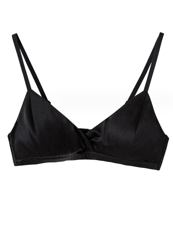 Sassy Copenhagen undertøj Silke bralette - Sort - Sassy Copenhagen