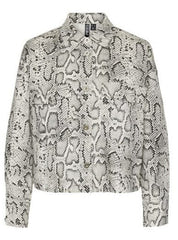 Shirt - Snake print Jessica - Pieces X Ditte Estrup & Cille Fjord