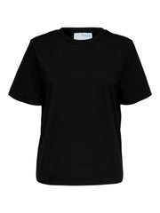 Sort boxy sort tshirt- Selected Femme Essential