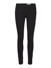 Black Skinny Jeans - LW ​​Allie - Noisy May