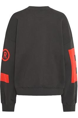 Ball Original Overdele Sweatshirt - Black - Wham flock crew neck - Ball Original