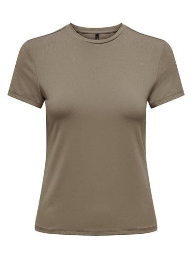 Only Overdele T-shirt - Ea Walnut/brun - Only