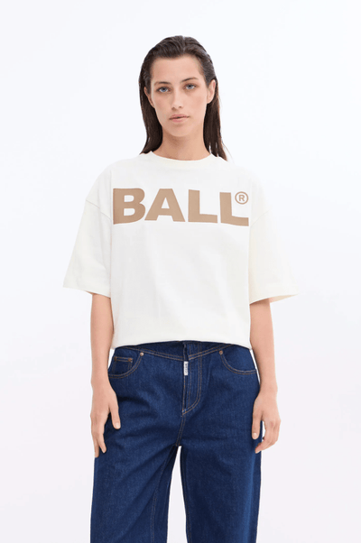 Ball Original t-shirts & toppe T-shirt - Off white - Ball cph tee - Ball Original