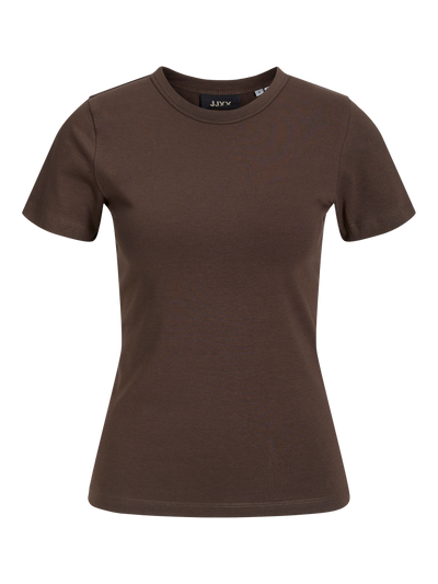 JJXX - T-shirt - Brown - Gigi - Stilkompagniet.dk