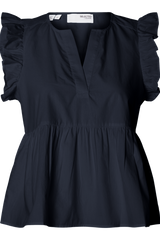 Selected Femme - Top - Dark Sapphire - Blair-ida