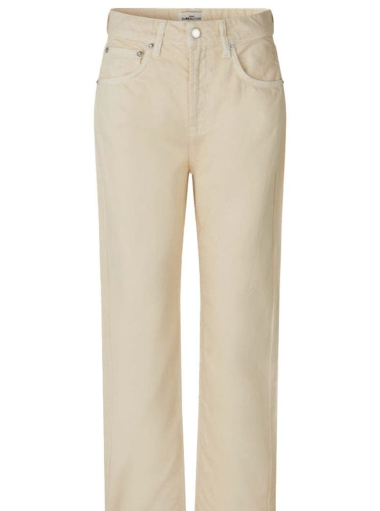 Global Funk Underdele White Denim jeans - Cadian Ecru- Global Funk