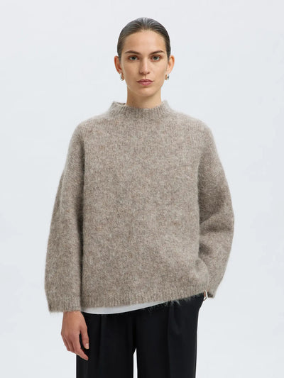 Selected Femme - Strik - Gabriella - Steel Grey
