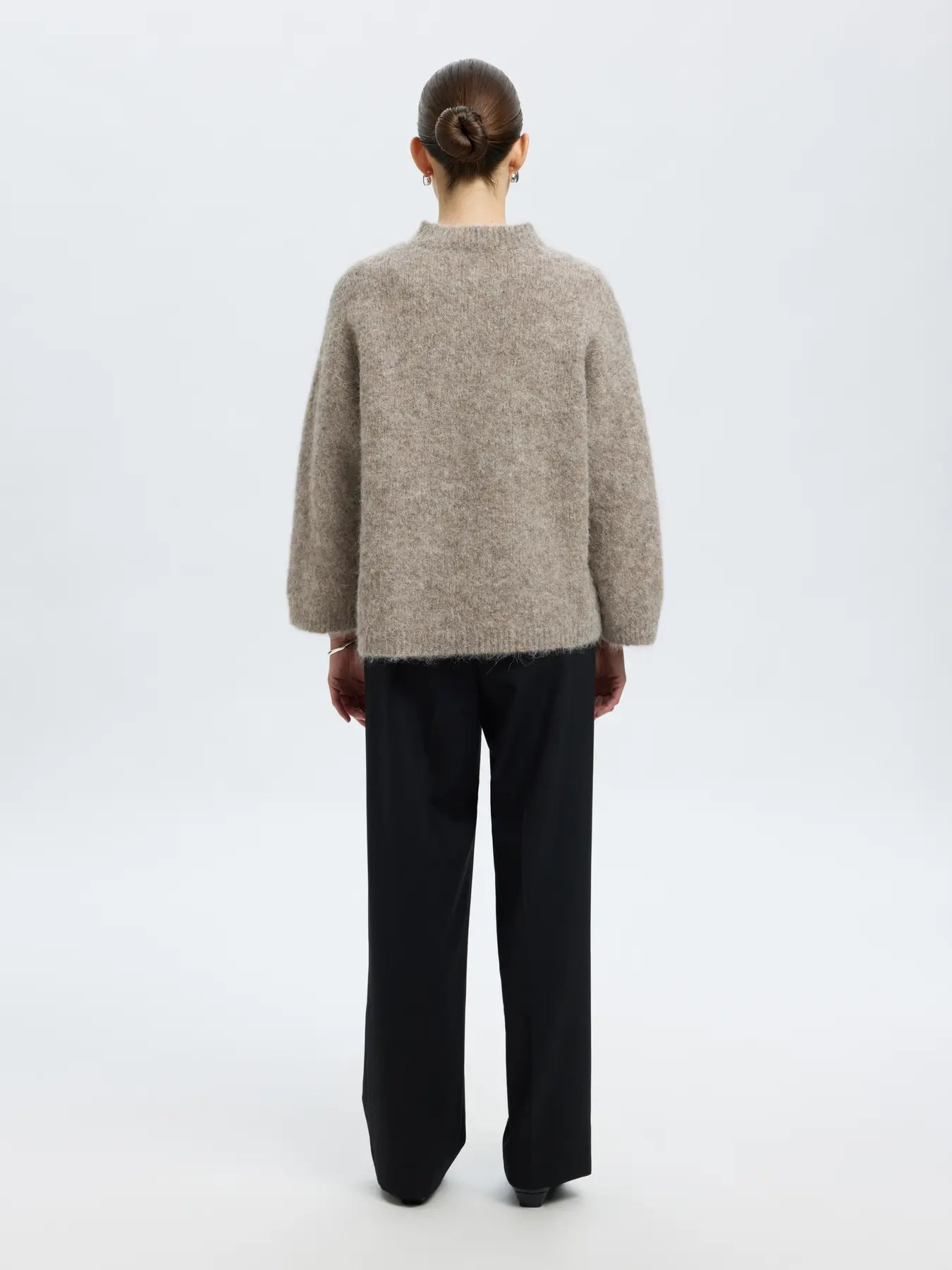 Selected Femme - Strik - Gabriella - Steel Grey
