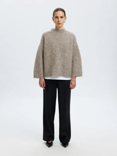 Selected Femme - Strik - Gabriella - Steel Grey