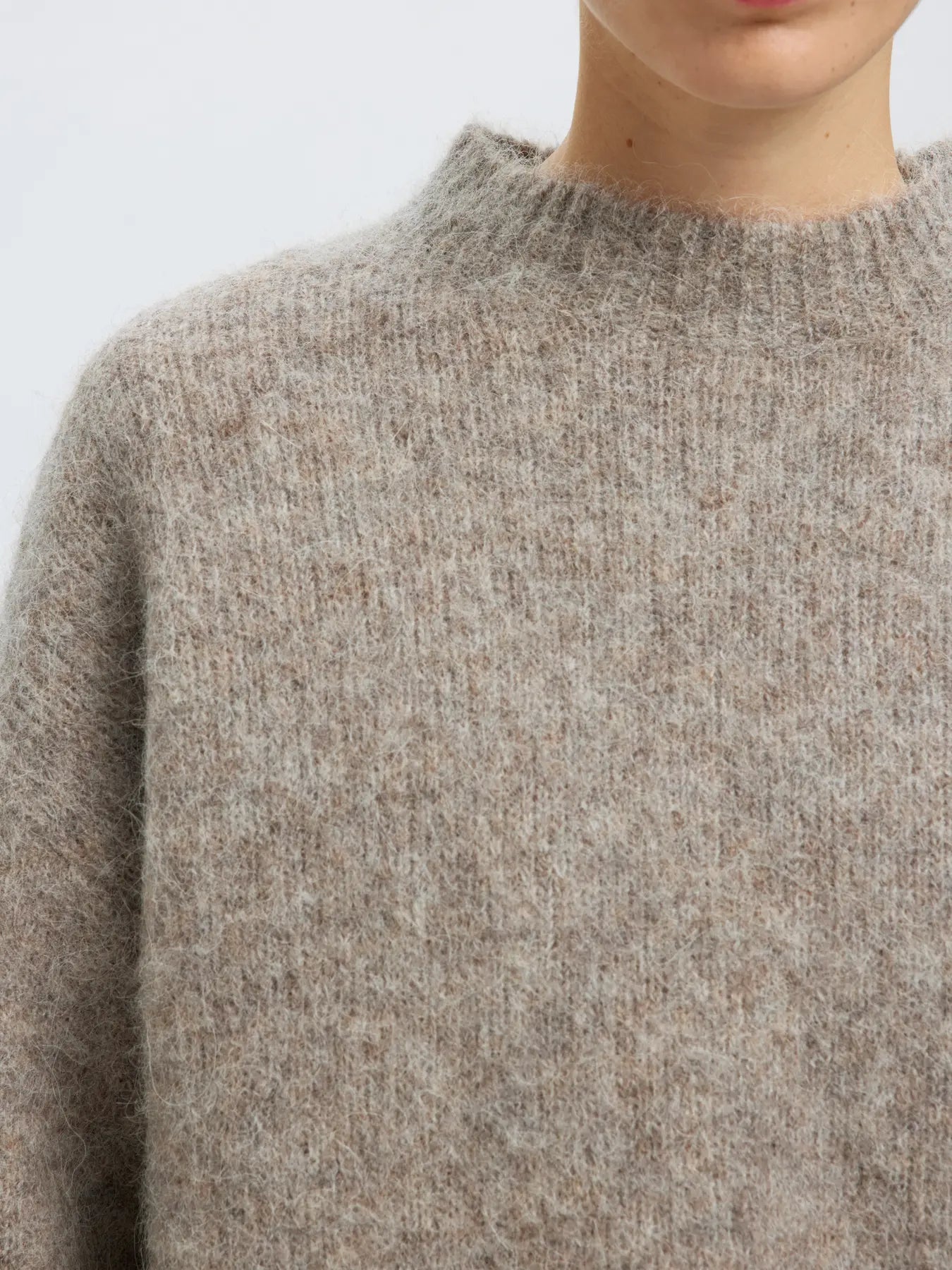 Selected Femme - Strik - Gabriella - Steel Grey